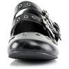 DAISY-03 Skull Buckle Flats