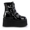 DAMNED-105 Patent Leather Platform Boots