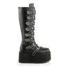 Damned-318 Black Platform Boots