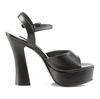 DOLLY-09 Black PU Platforms