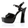 DOLLY-09 Black Patent Platforms