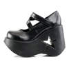 DYNAMITE-03 Platform Shoes with Star Cutout