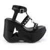 DYNAMITE-12 Star Cutout Sandals