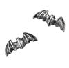 Pewter Bat Earring Studs with Surgical Steel Posts