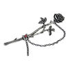 Chained Love Rose Earwrap