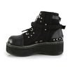 EMILY-317 Canvas platform boots