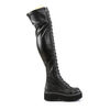 EMILY-375 Women's Gothic Black Platform Boots