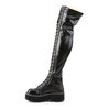 EMILY-375 Women's Gothic Black Platform Boots