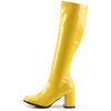 GOGO-300 Yellow Go-Go Boots with 3 Inch Heel