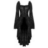 Women's Gothic Enchantress Printed Velvet Tailcoat