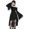 Women's Gothic Enchantress Printed Velvet Tailcoat