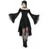 Women's Gothic Enchantress Printed Velvet Tailcoat