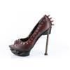 IRONPUNK Burgundy Stilettos