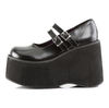 KERA-08 Black Platform Shoes