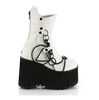 KERA-130 White Platform Boots