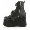 Kera-150 Skull Buckle Platform Ankle Boots