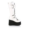 KERA-200 White Platform Boots