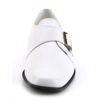 LOAFER-12 White Loafer Shoes