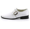 LOAFER-12 White Loafer Shoes