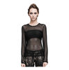 Levana Mesh Net Long Sleeve Shirt