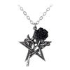 Ruah Vered Pentagram and Rose Pendant Necklace