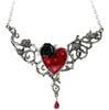 The Blood Rose Heart Necklace