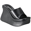PACE-01 Black Platform Sandals