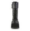 PETROL-150 Black Platform Boots