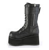 PETROL-150 Black Platform Boots