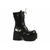 PLATOON-202 Black PU Boots