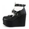 POISON-99 Pentagram Mary Jane Platforms