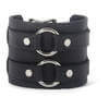 Rivithead 2 Ring Leather Wristband