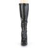 SEDUCE-2000 Black Stretch Knee Boots