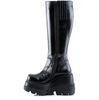 SHAKER-100 Black Platform Boots