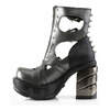 SINISTER-61 Black Chromed Boots