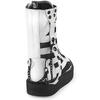 SNEEKER-325 White Creeper Sneaker Boots