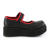 SPRITE-01 Black Maryjane Platform Shoes