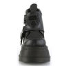 STOMP-15 Black Platform Shoes