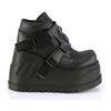 STOMP-15 Black Platform Shoes