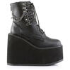 SWING-101 Black Platform Boots