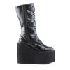 SWING-220 Black PU Boots
