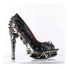 TALON Black Spike Stilettos