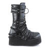 Trashville-138 Men's Platform Boots with Chains