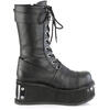 Trashville-250 Men's Black Platform Boots