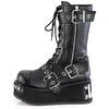 Trashville-250 Men's Black Platform Boots