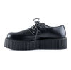 V-CREEPER-502 Black PU Creepers