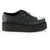 V-CREEPER-515 Silver Toe Creeper Shoes