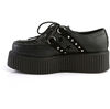 V-Creeper-538 Black Star Creepers Shoes