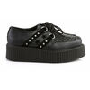 V-Creeper-538 Black Star Creepers Shoes