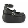 VIOLET-32 Platform Mary Jane Pumps